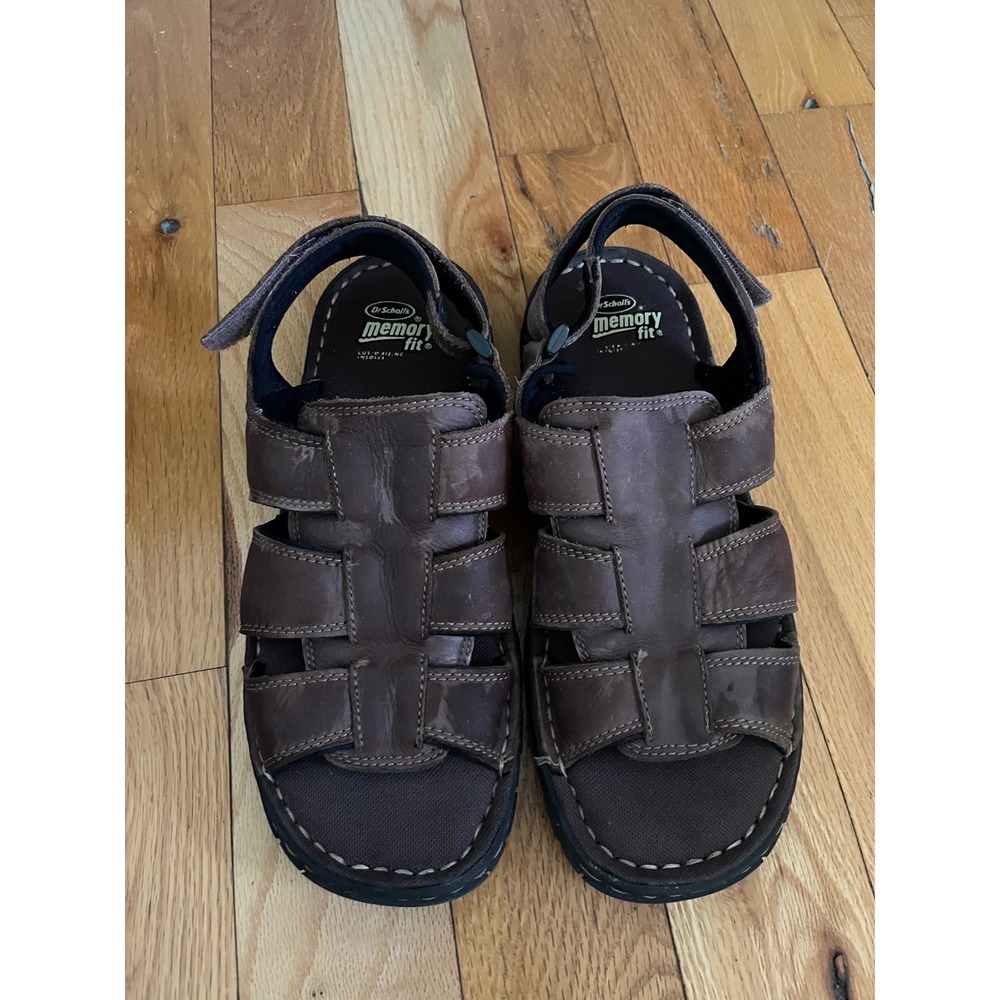 Dr. Scholls Memory Foam Fisherman Sandals Brown Size Men's 10